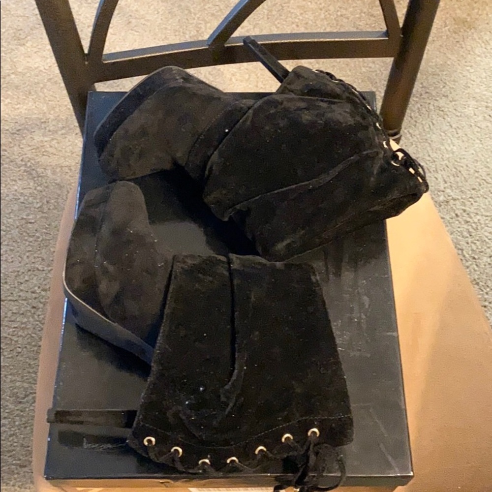 Corset Back Ankle Boot - Picture 5 of 7